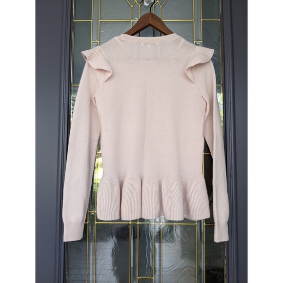 NEW Rebecca Minkoff Regina blush pink knit Sweater SM - Picture 5 of 10